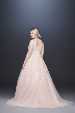 Off-the-Shoulder Applique Plus Size Wedding Dress Collection 9WG3940