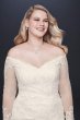 Long Sleeve Off-Shoulder Plus Size Wedding Dress Collection 9WG3943
