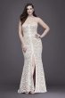 Scalloped Lace Split-Front Plus Size Wedding Dress 9WG3948
