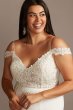Floral Applique Bodice Plus Size Wedding Dress Collection 9WG3977