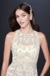 Floral Beaded Tulle Sheath Wedding Dress AP2E205026