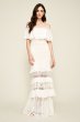Alexia Tiered Lace Off-the-Shoulder Wedding Dress AVF17395LBR