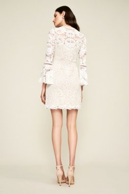Short Lace Wedding Dress AZZ17569SDB