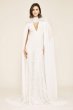 Caspian Lace Wedding Gown with Chiffon Cape BGF19136LBR
