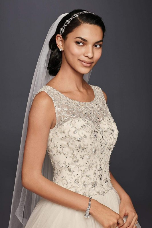 Ball Gown Wedding Dress with Beading CV745