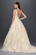 High Neck Tank Lace Wedding Dress CWG658