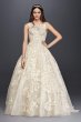 High Neck Tank Lace Wedding Dress CWG658