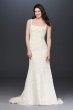 Tank Lace Wedding Dress with Beading CWG669