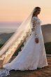 Off-The-Shoulder Lace A-Line Wedding Dress CWG765