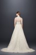 English Rose Lace Ball Gown Wedding Dress CWG803