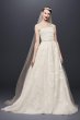 English Rose Lace Ball Gown Wedding Dress CWG803