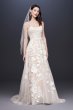 Organza A-Line Wedding Dress with Ballerina Bodice CWG811