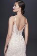 Ballerina Bodice 3D Floral Trumpet Wedding Dress CWG814