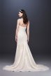 Pearl-Detailed Lace Mermaid Wedding Dress CWG815