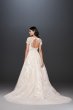 Lace Illusion Cap Sleeve Ball Gown Wedding Dress CWG833
