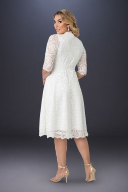 Plus Size Wedding Belle Short Dress DB19150905
