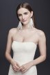 Strapless Lace Wedding Dress with Ostrich Feathers DS870043