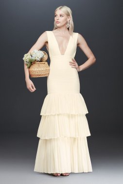 Dahlia Pleated Dress with TiersFPW3507101FM