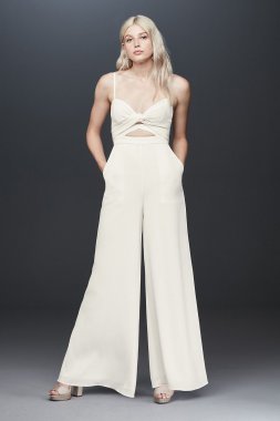 Landon Crepe Wrap JumpsuitFPW3751166FP