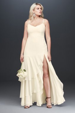 Plus Size Ophelia Ruffle DressFPW3820101FMW
