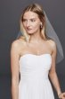 Chiffon Wedding Dress with Strapless Ruched Bodice INT15555