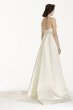 A-line Wedding Dress with Watteau Train Jewel JS3777