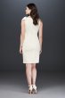 Pearl Trimmed Tank Sheath Dress with Bow Karl Lagerfeld Paris LD8X2081