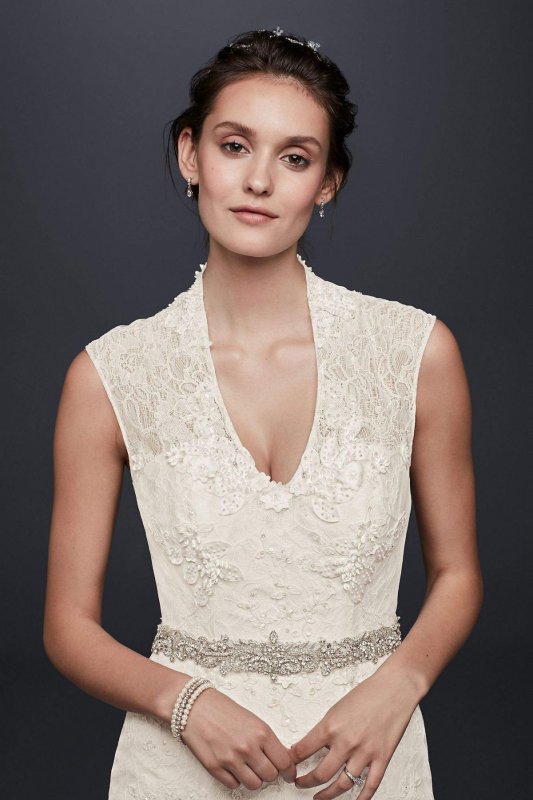Cap Sleeve Lace Wedding Dress MS251005