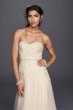 Strapless Tulle Sheath Wedding Dress MS251130