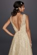 Wedding Dress with Plunging Neckline MS251151