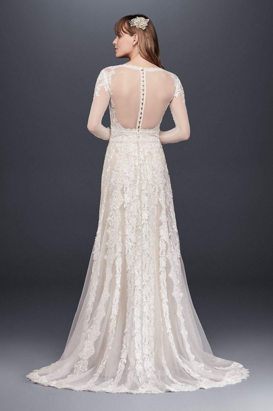 Linear Lace Wedding Dress MS251173