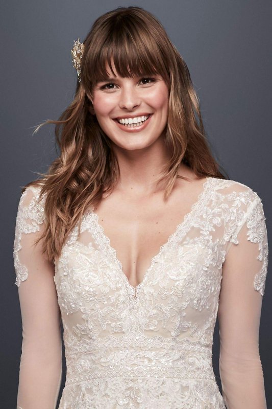 Linear Lace Wedding Dress MS251173