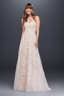 Lace A-Line Wedding Dress MS251174
