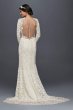 Long Sleeve Lace Wedding Dress with Open Back MS251176