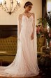Embroidered and Beaded Lace Sheath Wedding Dress MS251185