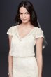 Beaded Blouson Two-Piece Sheath Wedding Dress MS251193