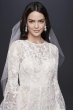 Bishop Sleeve Lace Sheath Wedding Dress MS251195