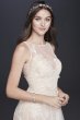 Embroidered Floral Tulle A-Line Wedding Dress MS251197