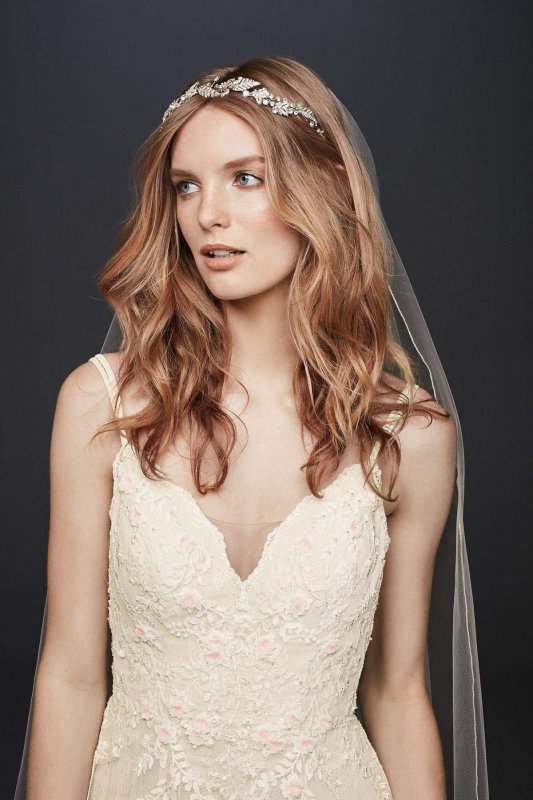 A-Line Wedding Dress with Double Straps NTMS251177