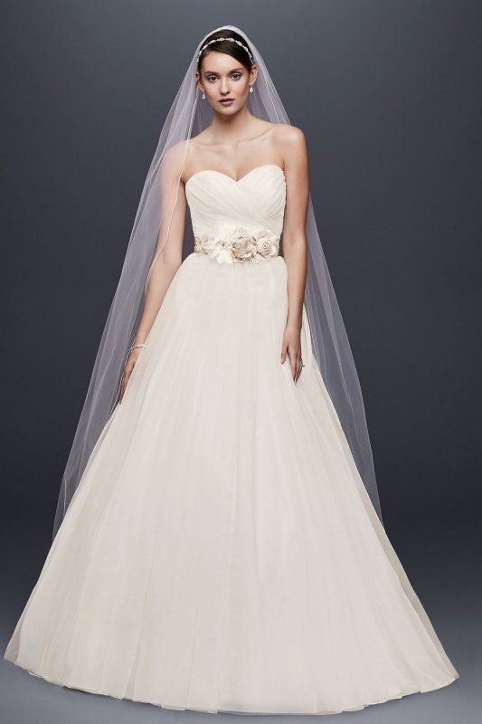 Tulle Wedding Dress with Sweetheart Neckline Collection NTWG3802