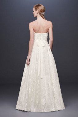Floral Printed Organza A-line Wedding Dress Collection NTWG3907