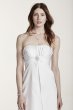 Strapless Satin Gown with Pleated Bodice Collection OP1223