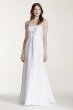 Strapless Satin Gown with Pleated Bodice Collection OP1223