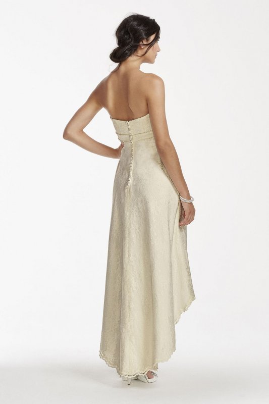 Strapless High Low Lace Wedding Dress Collection OP1253