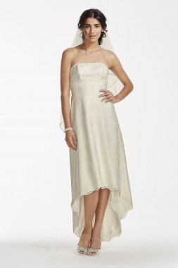 Strapless High Low Lace Wedding Dress Collection OP1253