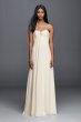 Strapless Chiffon Aline Wedding Dress with Brooch Collection OP1277