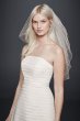 Striped Organza Short Wedding Dress Collection OP1280