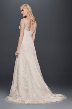 Sleeveless Tulle and Lace A-Line Wedding Dress Collection OP1297