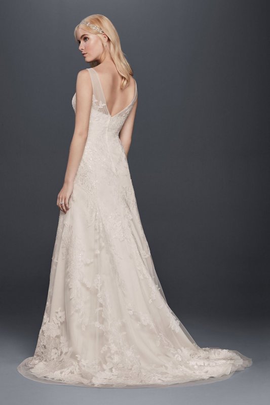 Sleeveless Tulle and Lace A-Line Wedding Dress Collection OP1297
