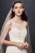 Lace and Crinkle Chiffon Sheath Wedding Dress Collection OP1337